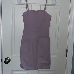 Purple Denim Mini Dress - Size XS